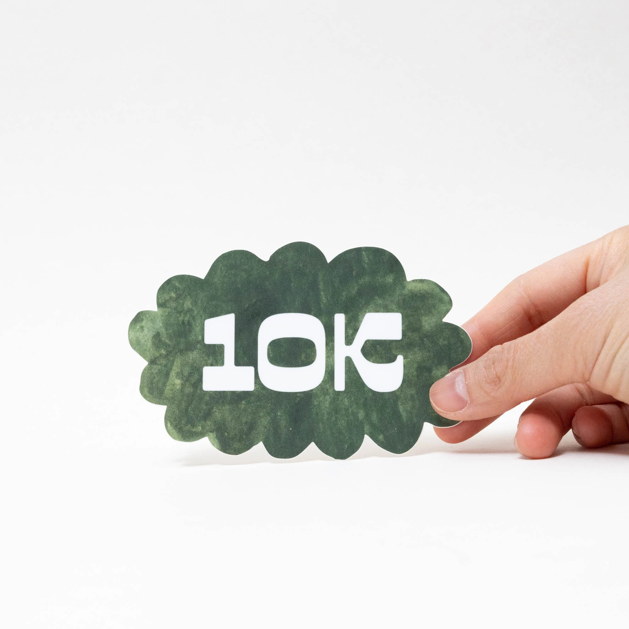 Running Distance Die Cut Stickers | 10K, 13.1, 26.2 | Watercolor Bumper Stickers-4