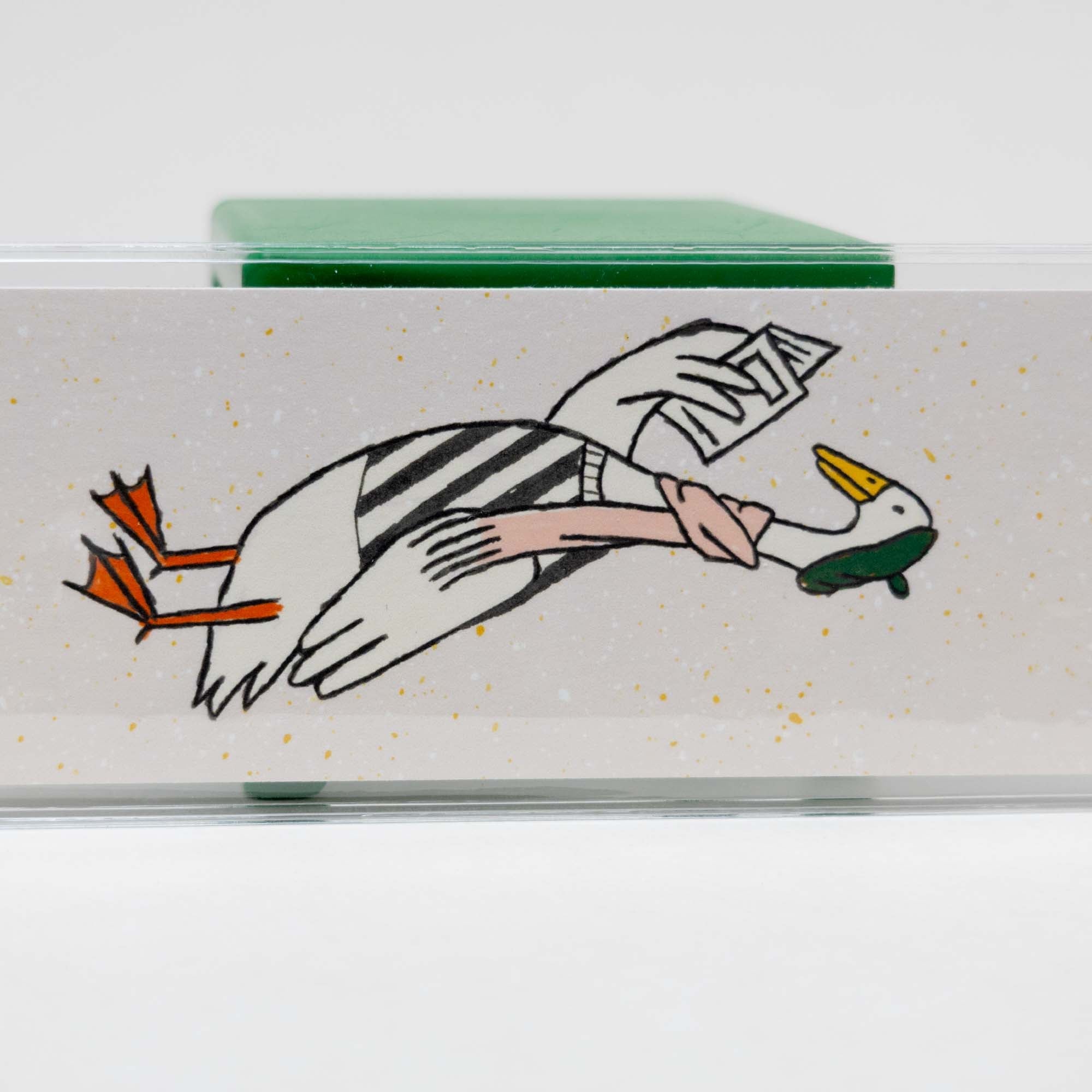 Duck Bookmark | Illustrated Bookmark, 2×5.5" - Esther Nariyoshi