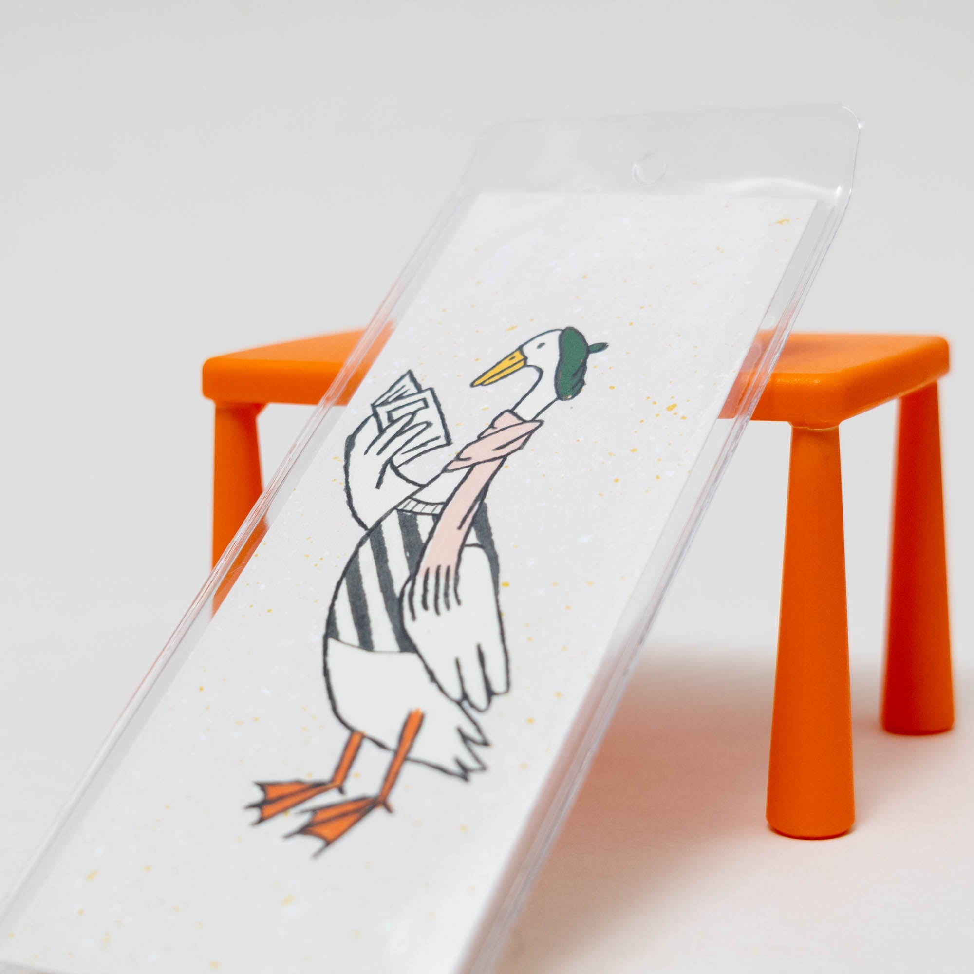 Duck Bookmark | Illustrated Bookmark, 2×5.5" - Esther Nariyoshi