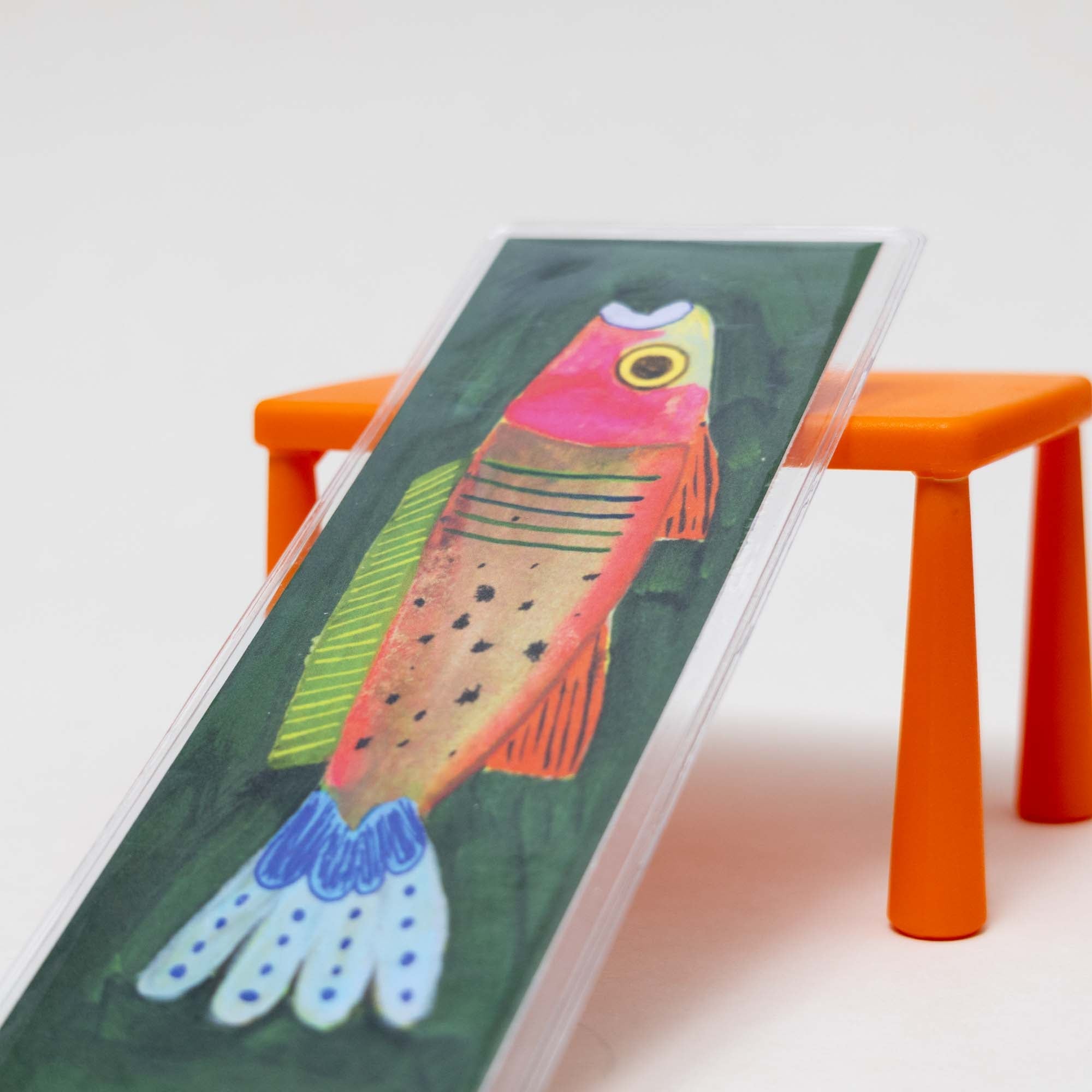 Fish Bookmark | Illustrated Bookmark, 2×5.5" - Esther Nariyoshi