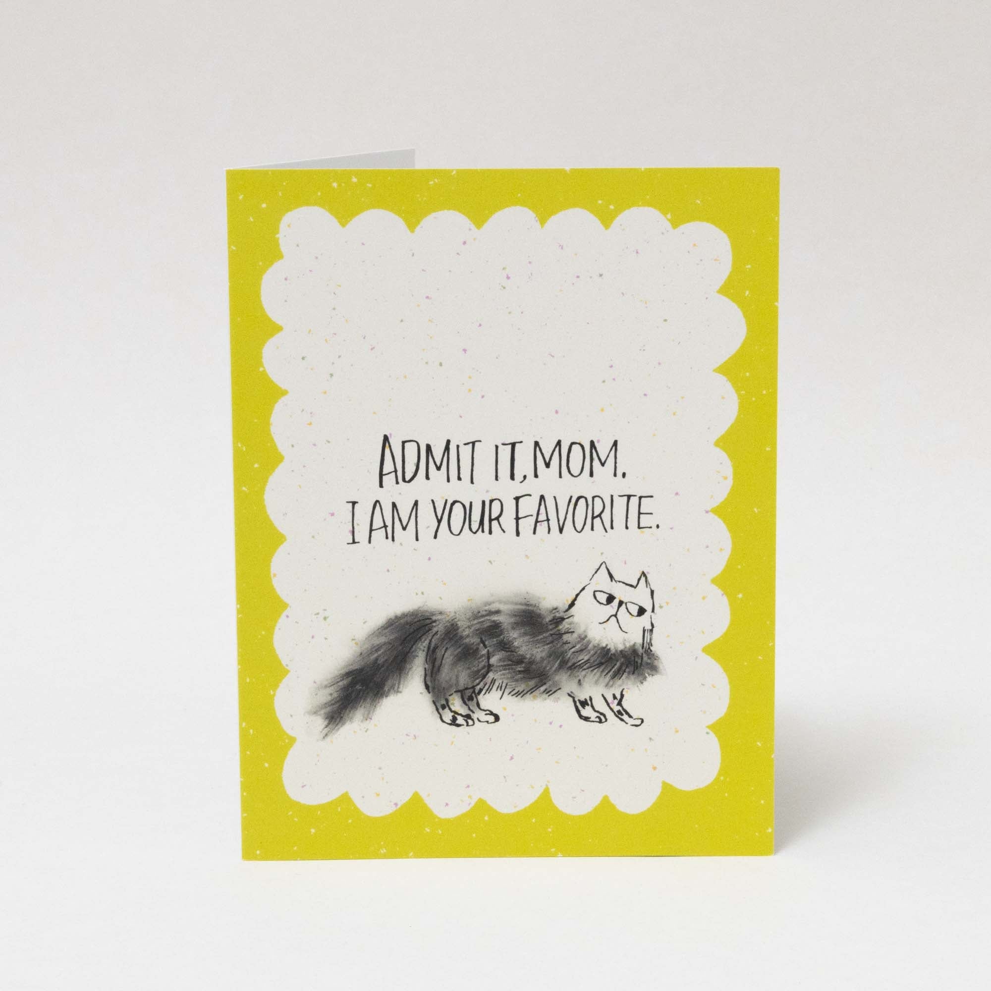 Funny Mother's Day Card | Admit It Mom Cat Card, A2 - Esther Nariyoshi