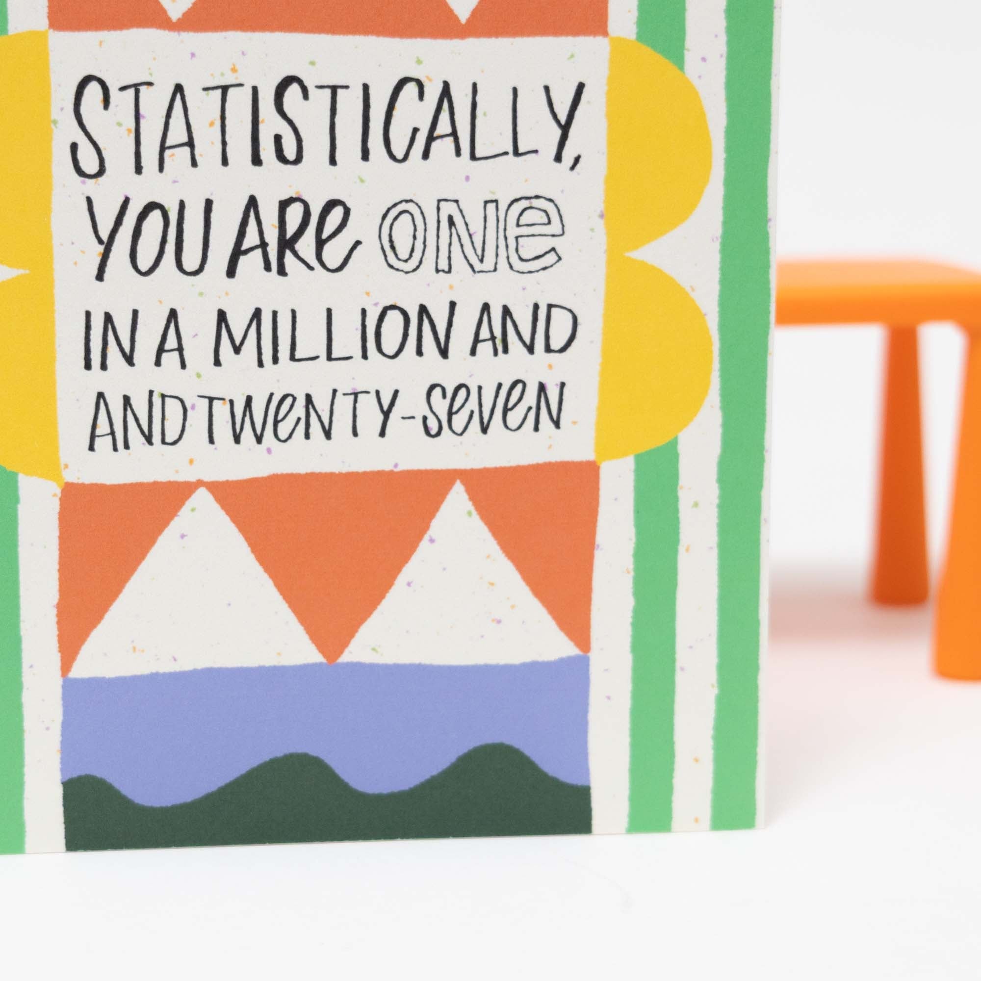 One in a Million Card | Funny Compliment Card, A2 - Esther Nariyoshi