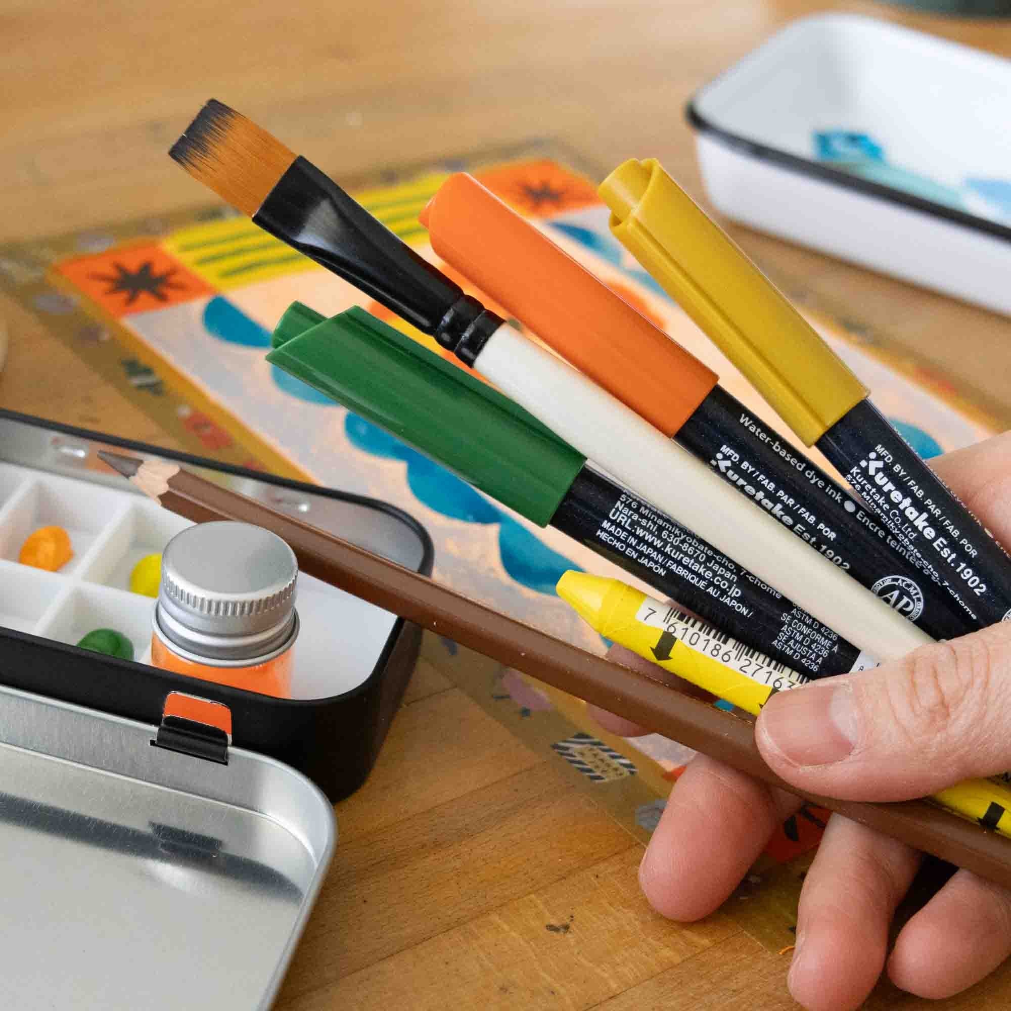 Online Mixed Media Workshop | Folk Flower Illustration with Supply Kit - Esther Nariyoshi