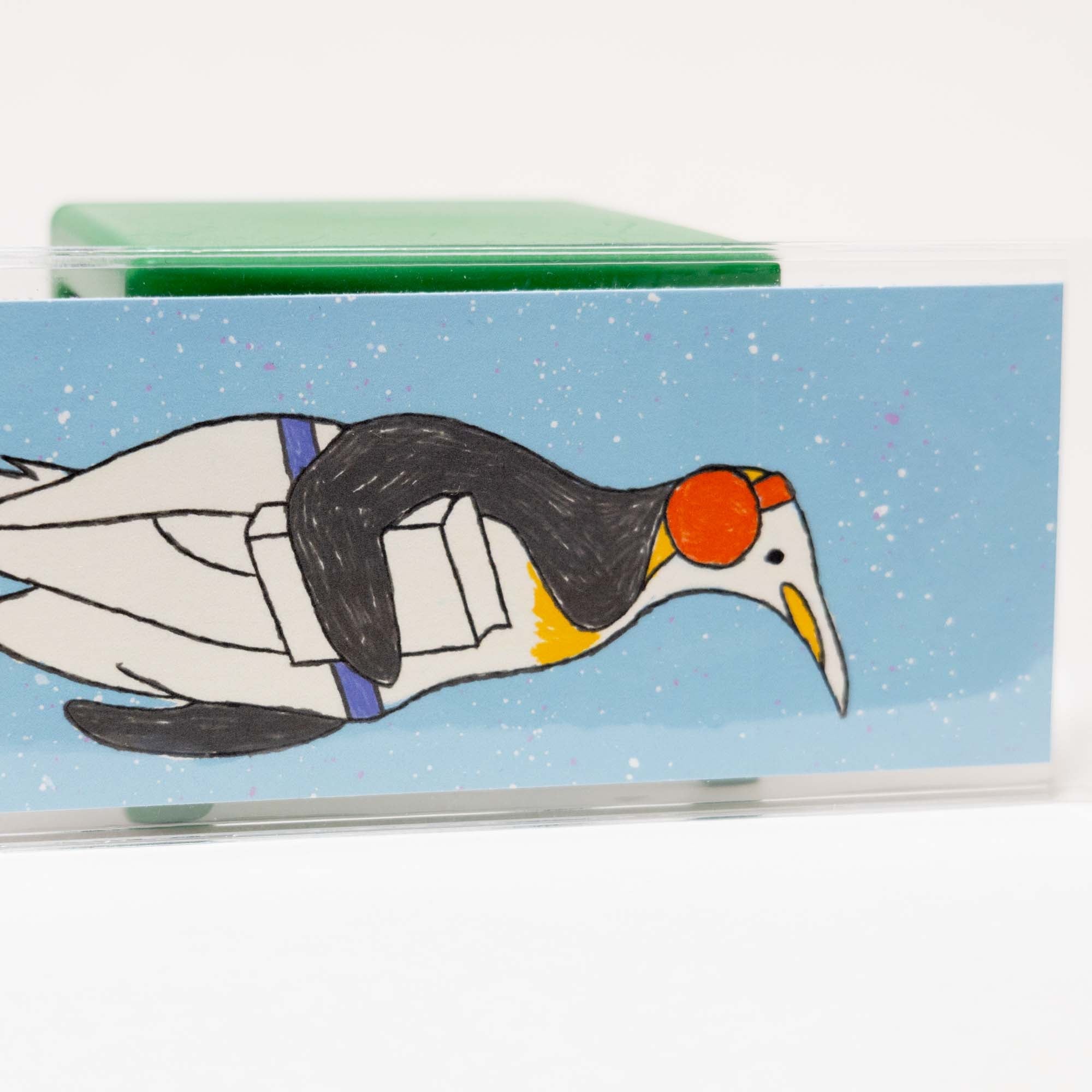 Penguin Bookmark | Illustrated Bookmark, 2×5.5" - Esther Nariyoshi